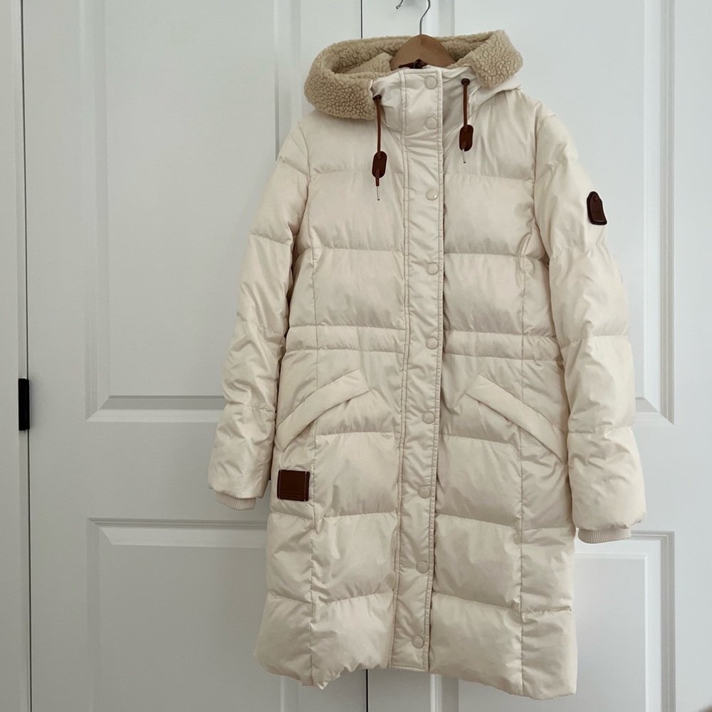 Coach Down Filled Puffer Parka Jacket